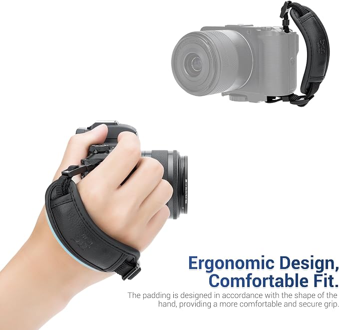 Camera Hand Wrist Grip Strap with Thinner Lanyard for Canon R50 V R50V R100 R10 R6V R5 R6 Mark II V for Fujifilm X Half GFX 100 II Coolpix P1100 for Panasonic Lumix L10 S1II S1IIE S1RII FZ80D S5IIX S9 - Image 8