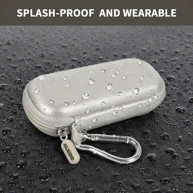 USB Flash Drive Case, SD Card/Thumb Drive/Memory Cards Holder, Bag Only | SDXC/SDHC Storage, Electronic Accessories Organizer for SanDisk / for Samsung, for Students/IT/Office/School/Travel, Silver - Image 5