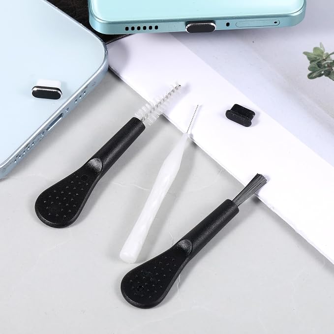 16 Pack Phone Charger Port Cleaner Kit, Anti-Clogging Mini Brushes Cleaner, Reusable Speaker Cleaning Tool, Multifunctional Mini Cleaning Dust Remover Tools for Phone Headphones Tablet Computer Camera - Image 7