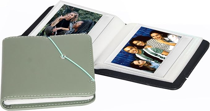 28 Pockets Wide Photo Album for Fujifilm Instax Wide 300 400, Polaroid 600 Film. (Cyan) - Image 4
