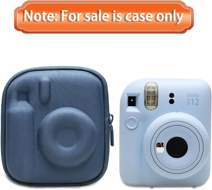 LTGEM Case Compatible with Fujifilm Instax Mini 13/12 Instant Camera, Blue | Fits Instant Camera 11/10/9/8/7/7+ and FUJIFILM Instax Mini Instant Flim with Shoulder Strap, Case Only - Image 8