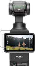 CYNOVA Screen Protector for DJI Osmo Pocket 4 / Osmo Pocket 3 Accessories | Pocket 3 /4 Lens Protector for Osmo Pocket 3/4 /Xtra Muse with Tempered Glass LCD Display Film, Ultra HD, 9H Hardness by CYNOVA