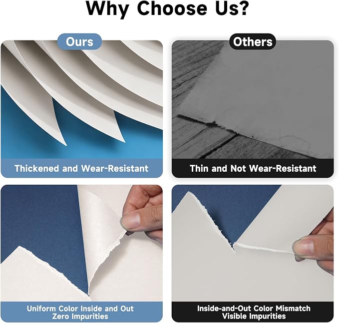YSKE-Seamless White Paper Backdrop Roll for Photography, Photo Background, and Photoshoot Cover–Roll of Paper with Backdrop Cover for Background Stand,Thick Anti-Wrinkle Matte(53''x16.4',Snow White) - Image 2