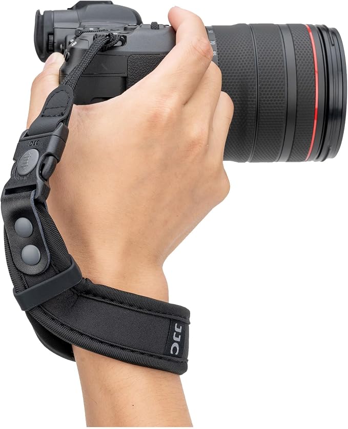 JJC Updated Soft Camera Hand Strap Wrist Strap for Canon EOS R RP R5 R6 R10 | for R6 Mark II III M6 M50 Mark II M200 Sony A7V A7IV A7III A7II A7R VI V A7RIV III A7S III & More Mirrorless DSLR Cameras by JJC