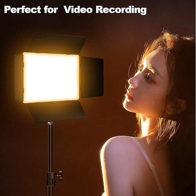 Pixel LED Video Light Panel Photography Camera Lighting 20W Bi-Color Dimmable 2500-6500K Led Studio Streaming Lights Photo Video Shooting (Battery Not Included) - Image 6