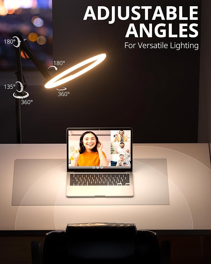 UBeesize Pro 12” Ring Light Tripod with Overhead Phone & Camera Mount | Adjustable Mobile Stand with Phone Holder, Casters for iPhone Video Recording, Live, Cooking, Content Creation, Photography - Image 4