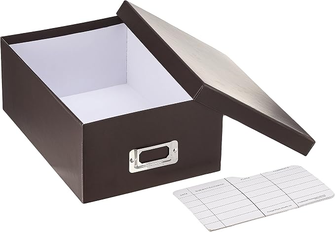 Pioneer Photo Albums B-1S/DB B-1S Photo Storage Box, Dark Brown (Pack of 6) - Image 3