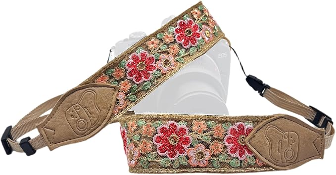 Camera Straps for Photographers, 1.5" Leather Camera Neck Strap, Quick Release Shoulder Camera Strap for All Cameras by Unknown