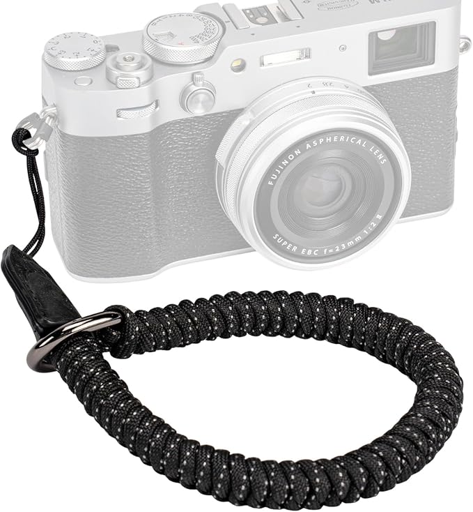 SMALLRIG Camera Wrist Strap, Universal Braided Camera Hand Strap | Adjustable Safety Strap Compatible for DSLR or Mirrorless Camera(Black) - Image 8