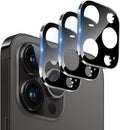 3 Pack Dengduoduo Tempered Glass Camera Lens Protector for iPhone 14 Pro 6.1" & iPhone 14 Pro Max 6.7", Glitter Bling Diamond, Ultra HD, 9H Hardness, Anti-Scratch, Case Friendly, Easy to Install [No Affect on Night Shots] by Dengduoduo