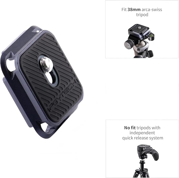 PGYTECH 2 Pcs Arca-Type Quick Release Plates Parts Replacement Switch Between Tripod, Monopod, Slider Arca Swiss Compatible | Replacement Switch Between Tripod, Monopod, Slider Arca Swiss Compatible - Image 8