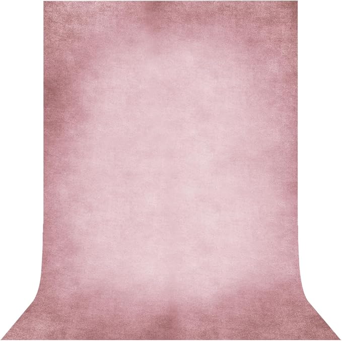 Pink Photography Backdrops for Photoshoot, Abstract Fabric 6x9ft | Vintage Studio Photo Backgrounds, Non Reflective, Easy to Use, for Portrait, Headshot, Product by TERSUM