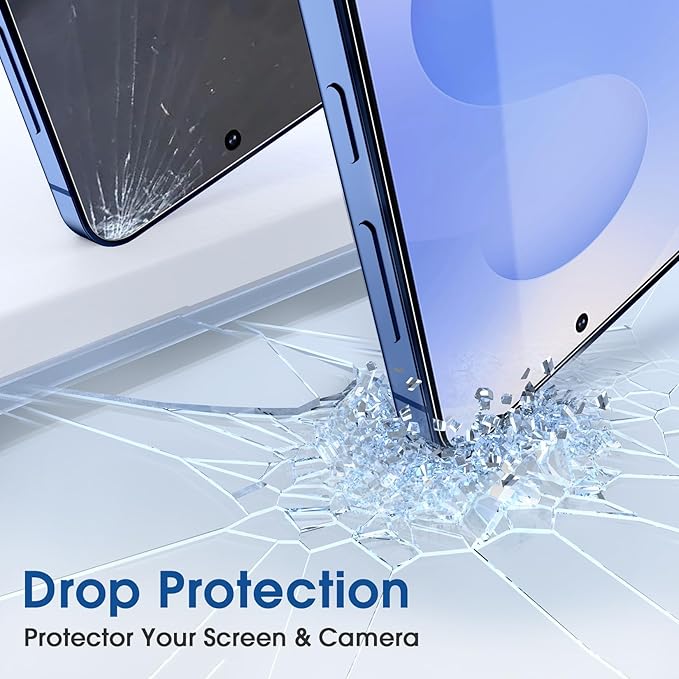 amFilm OneTouch for Samsung Galaxy S25 Screen Protector 6.2" Tempered Glass | Auto-Alignment 30s Install with Camera Lens Protector, Bubble Free, Case Friendly, Anti-Scratch [2+2 Pack] (S25-6.2'') - Image 6