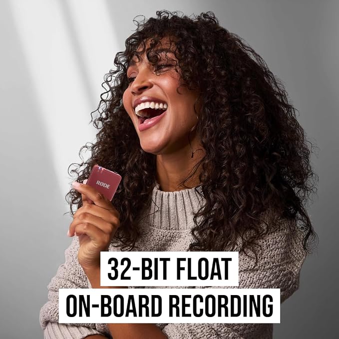 RØDE Wireless GO (Gen 3) – Compact Wireless Mic – Pristine Audio, 32-bit Float Recording, Automatic Level Control, for Phones, Cameras and Computers (Rose) - Image 2