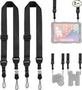 FIEIL 2 Pack Adjustable Shoulder Strap, Replacement Camera Neck Strap, Comfortable Nylon Neck Lanyard for iPad Strap Tablet Camera Laptop Binocular Crossbody Luggage Bag by FIEIL