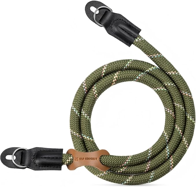 K&F CONCEPT Camera Neck Strap,100cm Camera Shoulder Strap | Nylon Rope, with O-ring for DSLR Camera, for Street Photography, BJ01 by KFCONCEPT
