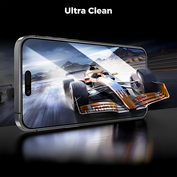 3+3 Pack Glass Screen Protector for iPhone 17 Pro, 6.3 inch | Camera Lens Protector, HD Clear Tempered Glass Film, Anti-Scratch, Bubble Free, Case-friendly - Image 3