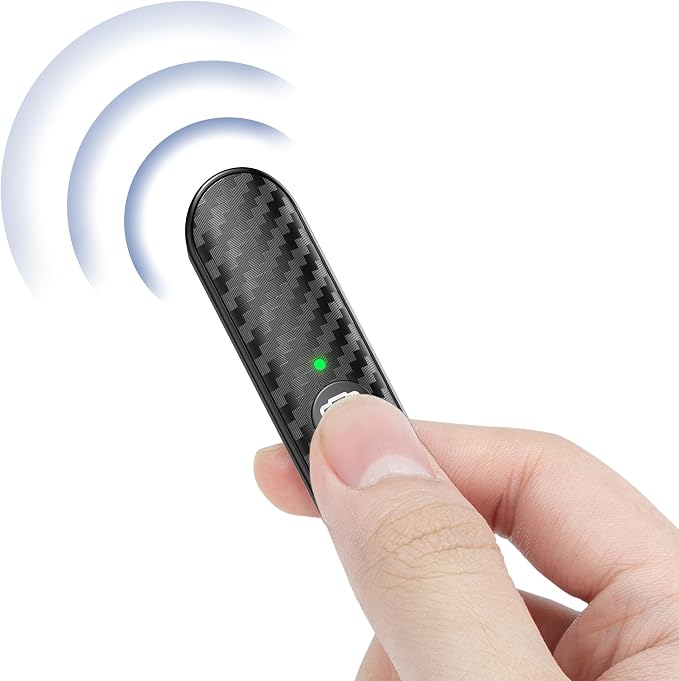 ATUMTEK Bluetooth Remote Shutter, Carbon Fiber Design, Rechargeable Camera Remote Control for iOS & Android Smartphones, Compact and Portable, with Type-C Charging, 10m Remote Range, Bluetooth 5.0 - Image 2