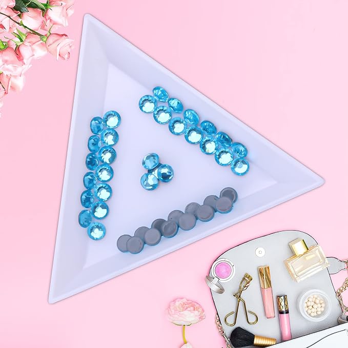 Jollin Hotfix Rhinestones Flatback Crystal Gems 3.2mm SS12, Aquamarine | 1440pcs Hot Fix Crystals Glass Rhinestones for Bedazzling, Crafting, Clothes, Shoes & Accessories DIY Decoration - Image 3