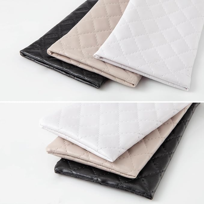TRIUMPH VISION Eyeglass Case Glasses Case Soft Sunglass Pouch Sleeve 3 Pack | Slim Lightweight Alternative to Bulky Case, Leather Lined Protect Lens, Squeeze Easy to Use, Stylish Portable for Daily Use - Image 6
