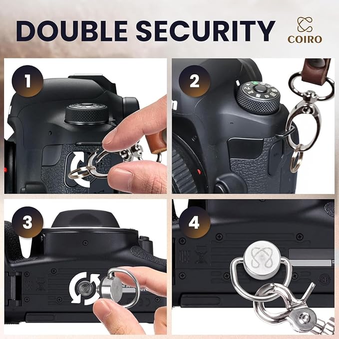 Dual Camera Harness Leather Camera Strap DSLR/SLR, All-Day Comfort - Image 5