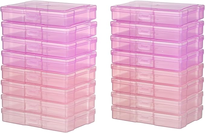 novelinks Photo Storage Boxes with Handle, Photo Organizers and Storage | 1Pack Color, Photo Albums 4x6 Pictures, Photo Cases, Classroom Organization, Index Card Box, Photo Card Holder, Seed Storage - Image 2