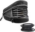 Lightdow Camera Filter Bag - Detachable 8-Slot Lens Carry Case with Belt Loop Pouch - Water-Resistant & Dustproof Design for 37mm-95mm Filters by Lightdow