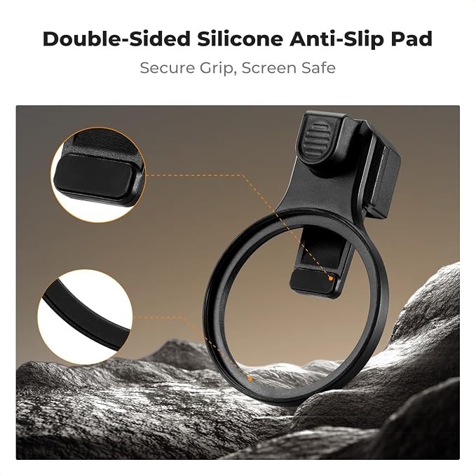 K&F CONCEPT 58mm Press-on ND2-32 Phone Lens Filter Kit | Multi-Coated VND Filter Compatible with iPhone 17/16/15/14/13/12 Standard, 16/15/14/13/12 Pro/Pro Max, FP102 - Image 3