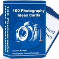 100 Photography Idea Cards Photography Props Photoshoot Photographer Gifts | Photoshoot Props Photography Gifts for Men Women Photographer Photography Accessories Camera 100 Inspiring Themes Challenges by Tip+Info