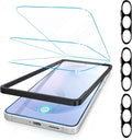 Fotbor [3+3 Pack Anti Blue Light Screen Protector for Samsung Galaxy S26 with 3 Pack Camera Lens Protector, [Alignment Frame] 9H Hardness, Easy Install, Ultrasonic Fingerprint Compatible by Fotbor