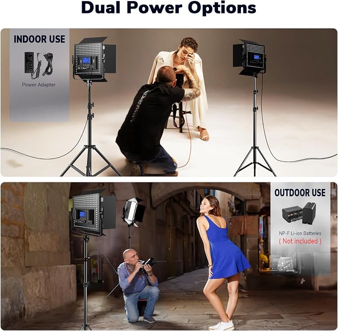 Pixel K80 Bi Color Photography Lighting with Remote, 2-Pack 45W 3200K-5600K Dimmable LED Video Light, Panel Light for Studio/Gaming/Streaming/YouTube/Videography/Film/Video Recording - Image 4