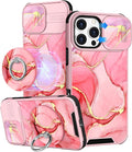 Buleens for iPhone 16 Pro Case 6.3 Inch - with Ring Stand & Camera Cover Aesthetic Cute Designed for Women Girls Pretty Girly Fashion Teens Phone Case for iPhone 16 Pro Compatible with Magsafe by Buleens