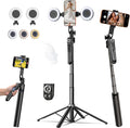 Auto Face Tracking Tripod for iPhone with Light and Remote Phone Stand | 360 Rotation Tripod that Follows Your Movement, No App, 71" Selfie Stick for Content Creator Vlog TikTok Live Stream by PerfectforYourLife