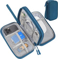 CAOODKDK Electronic Organizer Travel Cable Accessories Bag, Waterproof Electronic Organizer Case, Accessories Organizer Bag for Power Bank, Charging Cords, Chargers, USB Cable, Earphones (Dark Green) by Unknown
