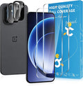 WILLONE 2+2 Pack for OnePlus 15R Screen Protector | Camera Lens Protector, 9H Tempered Glass, Fingerprint Unlock, HD Clear, Phone Case Fit by TechArmor
