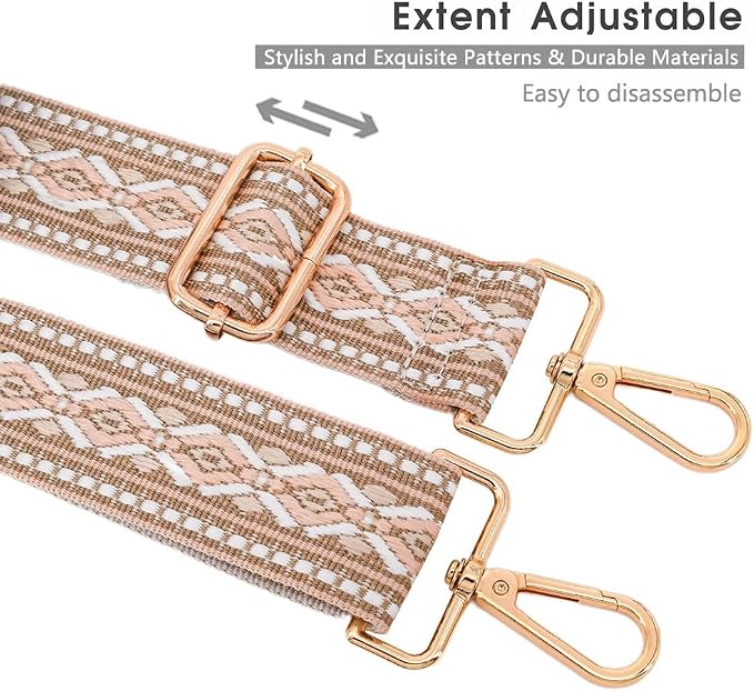 Replacement Purse Strap Shoulder Strap Adjustable Crossbody Strap for Women Crossbody Wide Shoulder Bag - Image 4