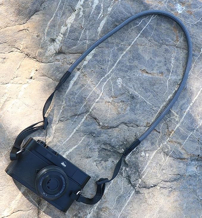 Quick Release Camera Neck Strap Shoulder Strap Belt for Mirrorless Digital Cameras Climbing Rope with Quick Release QD Loops Connector with O-Ring Adjustable Length 30-53inch Gray - Image 2