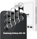Orzero (4 Pack) Camera Lens Protector Compatible for Samsung Galaxy A54 5G, Protector de Cámera Tempered Glass 9 Hardness HD Anti-Scratch Bubble-Free by JumpIntoOrzeroLet%E2%80%99sExploreLikeNeverBefore