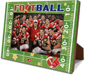 Football Picture Frame, Sports Theme Photo Frame for 4x6 Inches Photograph, Tabletop Display Frames for Team Player Coach, Gift to Sports Fans Friends, Home Decor Accessories by Unknown