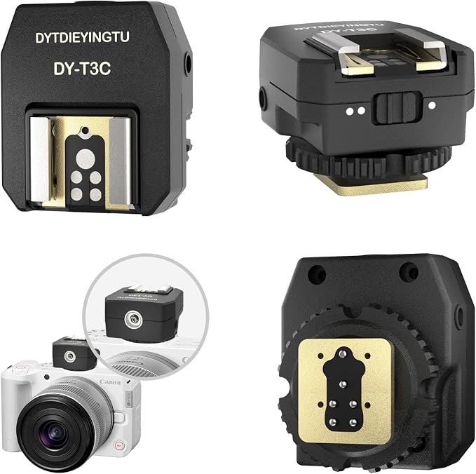 DY-T3C Set Style Multi-Functional hot Shoe Adapter, Single-Lens Reflex Camera Universal Flash Expansion Accessory/ Also Applicable Mini Camera Flash Height-Increasing Conversion Accessories - Image 6