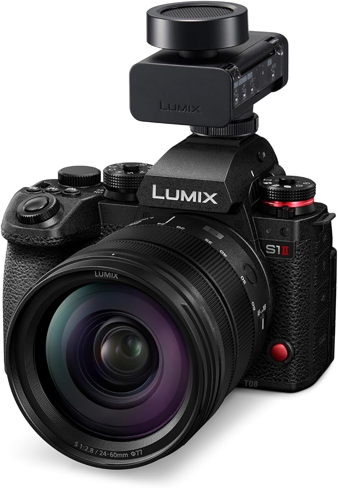 Panasonic LUMIX Digital Shotgun Microphone; 32‑Bit Float, 6 Directional Modes, Advanced Wind Cancelation, Floating Shock‑Mount, Hot‑Shoe Cable‑Free Setup, Lightweight Shotgun Mic for Camera - DMW-DMS1 | 32-bit float recording with 6 directional modes a... - Image 2