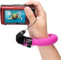 JJC Camera Float Wrist Strap for Olympus TG-7 TG-6 TG-5 Pentax WG-90, Pink | for Kodak Pixpro WPZ2 Fujifilm FinePix XP140 XP130 XP90 XP80 Nikon Coolpix W300 W150 W100 Olympus TG7 TG6 TG5 TG4 Canon D30 by JJC