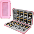 Memory Card Case with 40 Card Slots for SD and Micro SD Cards | Portable SD Card Holder, Hard ABS Shell with Soft Silicone Lining, Precise Card Slots,Magnetic Closure for daily travel by Anyskill