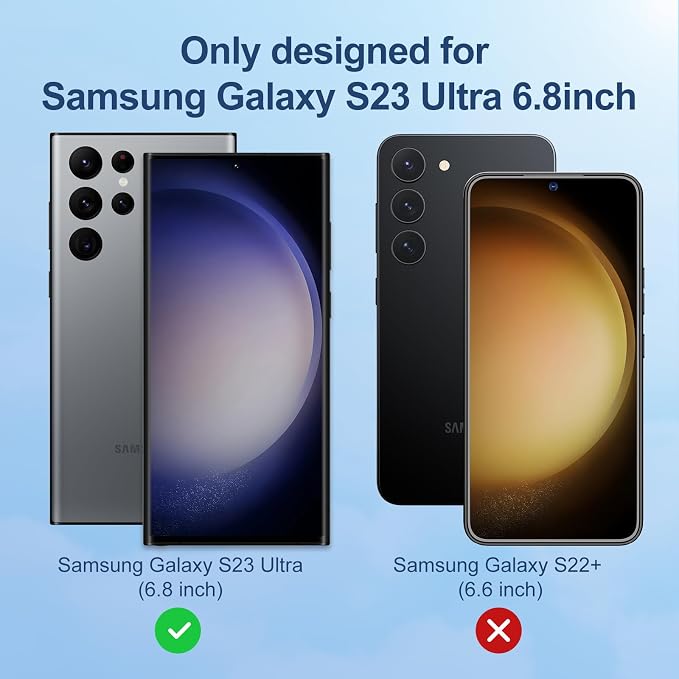LK 3 Pack for Samsung Galaxy S23 Ultra Screen Protector [Flexible TPU Film] | [Support Fingerprint Unlock] Touch Sensitive, 3D Curved Max Coverage Laptop Screen Protector for Cell Phone S23 Ultra - Image 2