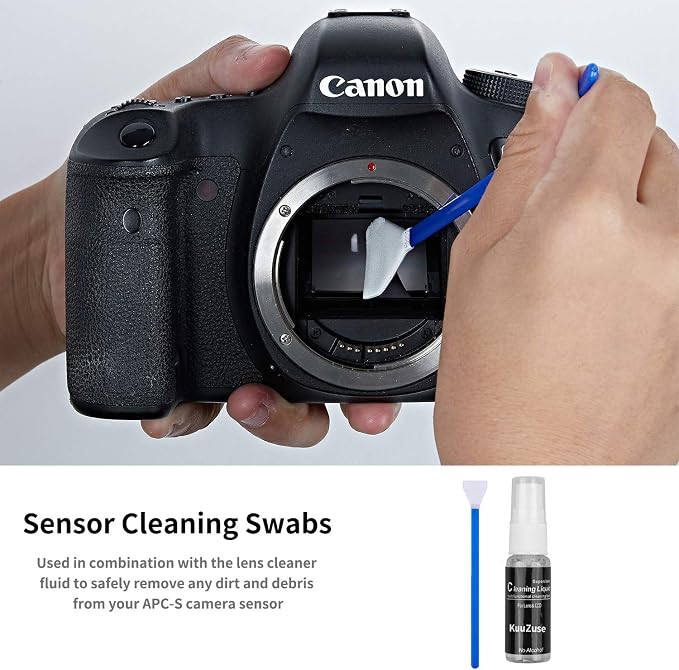 Professional DSLR Camera Cleaning Kit with APS-C Cleaning Swabs, Microfiber Cloths, Camera Cleaning Pen, for Camera Lens, Optical Lens and Digital SLR Cameras. - Image 2