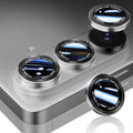 HelloDeere for Samsung Galaxy S26/S26 Plus Camera Lens Protector, Military-Grade 9H+ Tempered Glass AR Optical Tech HD Anti-Glare Anti-Scratch Metal Individual Ring Easy Install Case Friendly, Silver by HOME