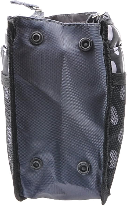 Vercord Purse Organizer Insert for Handbags Bag Organizers Inside Tote Pocketbook Women Nurse Nylon 13 Pockets Black Dot Small - Image 4