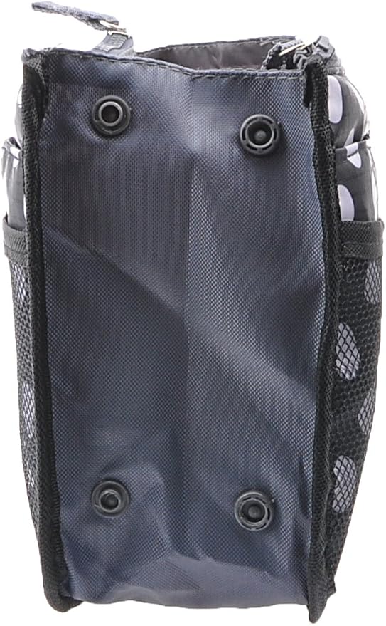 Vercord Purse Organizer Insert for Handbags Bag Organizers Inside Tote Pocketbook Women Nurse Nylon 13 Pockets Black Dot Medium - Image 4