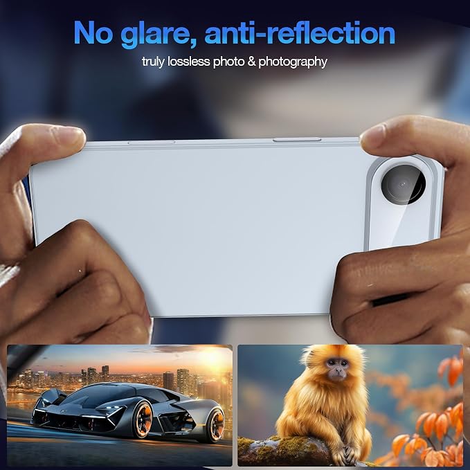 WHPXJY 2025 New Upgrade for 3 pack iPhone Air Camera Lens Protector-Tempered Glass Cover, 9H+ Shatterproof/Anti-scratch/Maintains Original Clarity/Easy to Install - Image 4