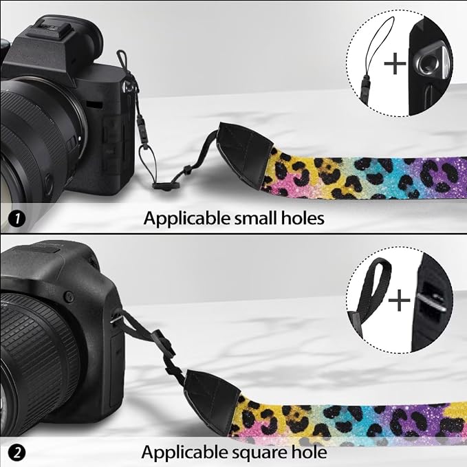 Coldinair Black Adjustable Camera Strap Universal Neck & Shoulder Soft Padded Strap for All DSLR Cameras,Binoculars - Image 5